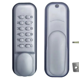 Serrure de porte à bouton poussoir mécanique moderne 60mm haute sécurité finition en alliage de zinc acier catégorie de produit cylindres de serrure - Product Image 2