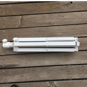 Yeni Tarz Çin Rüzgarı Tasarım Güneş Şemsiyesi Katlanabilir Güneşlik Büyük Dört Ayaklı Taban Taşınabilir Beyaz Demir Çerçeveli Plaj Taban Braketi - Product Image 4