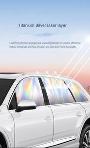 Cortina parasol <span class=keywords><strong>de</strong></span> cinta negra magnética <span class=keywords><strong>para</strong></span> coche Popular, revestimiento opaco y aislante térmico, protector solar <span class=keywords><strong>para</strong></span> ventanas <span class=keywords><strong>de</strong></span> coche - Product Image 3