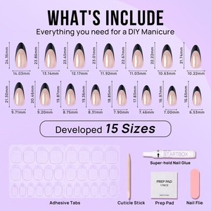 Fournisseur de faux ongles Btartbox, ongles artificiels, faux ongles, ongles personnalisés en gros, gels doux de luxe, ongles à presser - Product Image 4