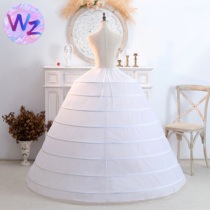 AL0718 <span class=keywords><strong>Jupon</strong></span> Crinoline Can Can <span class=keywords><strong>Grande</strong></span> <span class=keywords><strong>Taille</strong></span> 8 Cerceaux Personnalisable pour <span class=keywords><strong>Robe</strong></span> <span class=keywords><strong>de</strong></span> <span class=keywords><strong>Mariée</strong></span> – Vente en Gros - Product Image 3