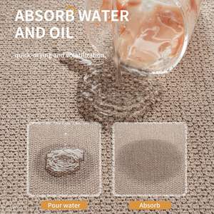 Tapis de sol de cuisine rectangulaire antidérapant, résistant à l'huile, lavable, absorbant, résistant aux taches, pour restaurant et cuisine - Product Image 6