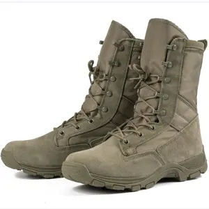 Light weight Men's Tactical Boots Training shoes Outdoor Hiking Boots With YKK Zipper