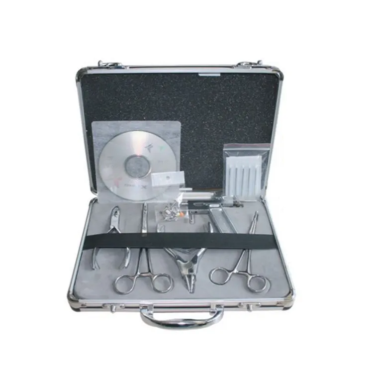 Kit de piercing corporal profissional, equipamentos para tatuagem