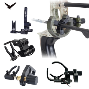 Plateforme de repose-flèches spéciale pour la chasse en plein air, pour une stabilité et une pénétration accrues, réglable en hauteur pour une tirée de précision - Product Image 1