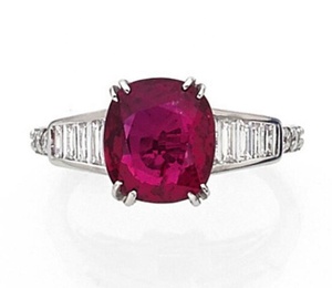 Phụ Nữ Đá Quý Trang Sức Tùy Chỉnh 925 Sterling Silver <span class=keywords><strong>Ruby</strong></span> Nhẫn - Product Image 3