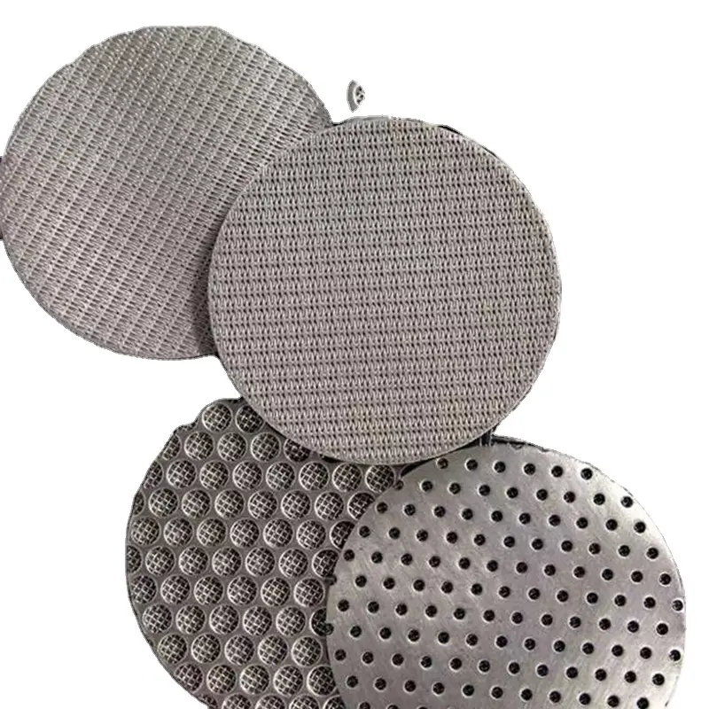 Stainless steel sintered mesh filter screen for food beverage filtration coffee filter plate