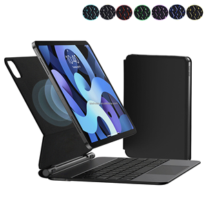 Nuevo Teclado Inalámbrico con Interfaz USB-C 2022, Retroiluminación RGB, 7 Teclas, Funda con Teclado Mágico, Soporte para <span class=keywords><strong>Trackpad</strong></span>, Compatible con iPad Pro 11/Air 4/5, Magnético - Product Image 2