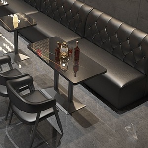 Commercial Restaurant Dining Furniture Set <b>Table</b> Chairs Booth Seating for Cafe <b>Bistro</b> Hotel Hospitality Projects Commercial Grad - Product Image 3