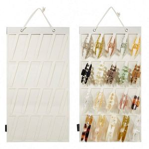 High Quality Felt Hair Clip <b>Storage</b> Organizer <b>Hanging</b> on <b>Wall</b> for Girls Headband Accessories Display Bag with Factory Price - Product Image 1