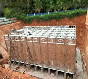 Grand réservoir souterrain de stockage d'<span class=keywords><strong>eau</strong></span> de pluie <span class=keywords><strong>3000L</strong></span> a galvanisé le réservoir en acier de BDF pour le stockage de l'<span class=keywords><strong>eau</strong></span> - Product Image 1