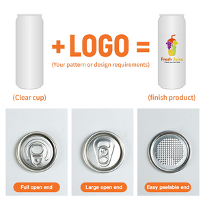 Dễ dàng mở kéo vòng nắp nước giải khát cà phê nước ép trái cây Soda nước Pop Pet lon dùng một lần takeout Pop Top trong suốt lọ nhựa - Product Image 4