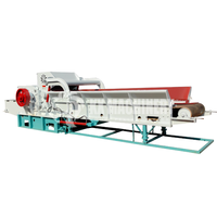 Vieux déchiqueteuse de tissus 3000-5000 kg/h fibre de déchets vêtements Textile broyeur Machine tissu broyeur et broyeur