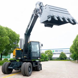 Excavatrice sur pneus de Hyundai 15 tonnes machine 155 pelle HW155 - Product Image 3