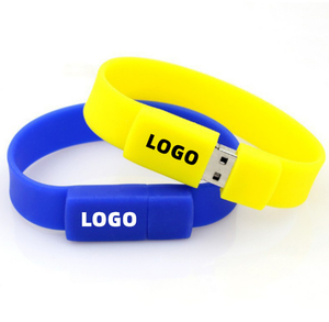 Clés USB personnalisées avec logo, en vrac, pas chères, en silicone, 2 Go, 8 Go, 4 Go, <span class=keywords><strong>bracelet</strong></span>/<span class=keywords><strong>bracelet</strong></span> USB, 16 Go, 32 Go, 64 Go, 128 Go avec interface USB 2.0 - Product Image 2