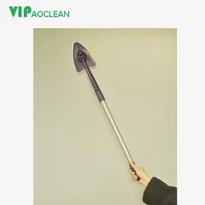 VIPaoclean Cepillo Limpiador de Tina y Azulejos, Mango Telescópico, Eliminador de Polvo, Cepillo de Limpieza para Bañera