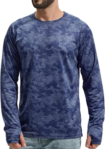 Vêtements <span class=keywords><strong>de</strong></span> protection solaire en gros pour hommes, t-shirts <span class=keywords><strong>de</strong></span> pêche à manches longues UPF 50+, anti-UV, séchage rapide, respirants, pour sports <span class=keywords><strong>de</strong></span> plein air - Product Image 3
