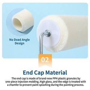 ชุดเครื่องมือทาสีตกแต่งบ้าน DIY ประกอบด้วยลูกกลิ้งทาสี แปรงทาสี และเครื่องมือแบบใช้มือ รับประกัน 3 ปี สำหรับการตกแต่งบ้านอย่างสร้างสรรค์ - Product Image 3