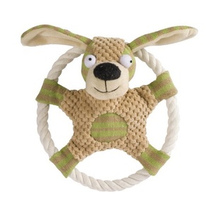 Bán Buôn Nhà Sản Xuất Không Thể Phá Hủy Plush Squeaky Chew Pet Dog Đồ Chơi - Product Image 4