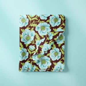 Échantillon Gratuit Tissu Popeline de Coton Léger à Imprimé Floral Magnifique Écologique pour Sacs Chemises Accessoires Filles Garçons - Product Image 3