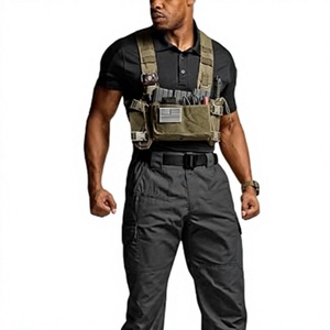 <b>Men's</b> Tactical Cargo Pants Multiple Pockets Canvas Material Workwear Style Quick Dry <b>Summer</b> Outdoor <b>Trousers</b> - Product Image 1