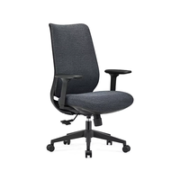 Chaise de bureau ergonomique pour ordinateur Chaise de direction design moderne avec dos en maille importé et chaise pivotante en mousse moulée
