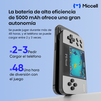 Baterai Eksternal Magnetik Grosir 20W 5000mAh 2 in 1 dengan 1500 Permainan Klasik Portabel untuk Perjalanan dan Aktivitas Sehari-hari