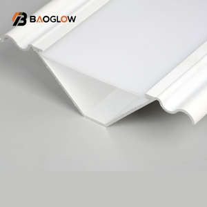 Oferta Especial Personalizada 45 °   Perfil de Aluminio en V para Esquinas, Perfil LED para Techo y Pared, Luz LED de Esquina con Haz Oblicuo - Product Image 2