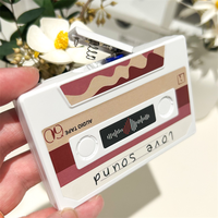 Cassettes audio personnalisées avec logo, bande magnétique 60/300s, enregistreur OEM, carte son personnalisable pour la remise des diplômes, la Saint-Valentin