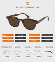 Nouvelles lunettes de soleil tendance de haute qualité, design de luxe, fabricant de lunettes de soleil personnalisées, nouvelles lunettes de soleil en acétate à la mode pour hommes et femmes