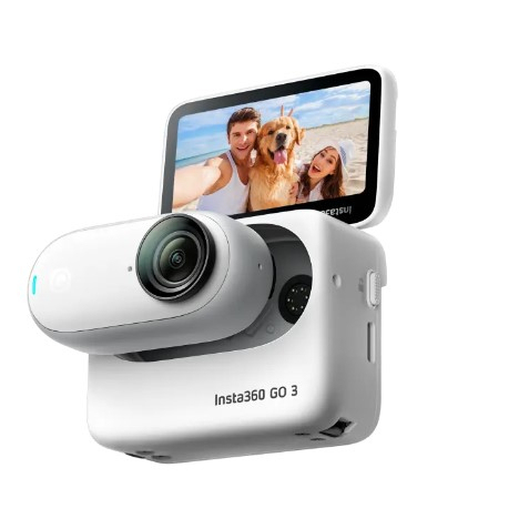 Insta 360 Go 3 4K Sport Waterproof Action Camera with 0.9" Screen & 32GB-128GB Built-in Memory WiFi GPS