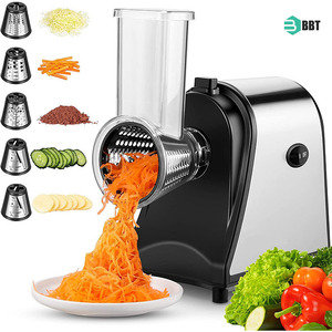 Meilleure vente de trancheuse à <span class=keywords><strong>légumes</strong></span> <span class=keywords><strong>électrique</strong></span> multifonctionnelle <span class=keywords><strong>râpe</strong></span> rotative à lames rotatives en acier inoxydable coupe-<span class=keywords><strong>légumes</strong></span> - Product Image 2