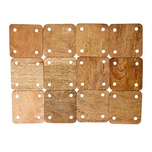 Lampe de sel polie en bois écologique de haute qualité, forme naturelle, design artisanal FAIZA CRAFT pour Noël - Product Image 1