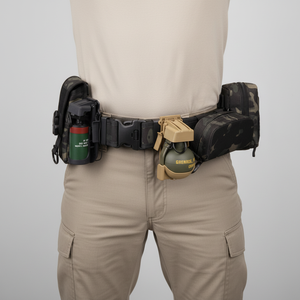 Bảo vệ cộng với vành đai chiến thuật người đàn ông đen độn Trọng lượng nhẹ Molle 11-miếng đặt Baton Túi nhiệm vụ tiện ích vành đai thắt lưng Pouch - Product Image 6