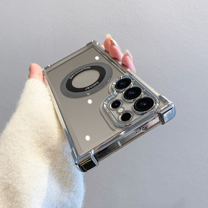 Đối với Samsung S25 siêu trong suốt điện thoại trường hợp bốn góc chống thả mạ điện cứng bảo vệ trường hợp - Product Image 2