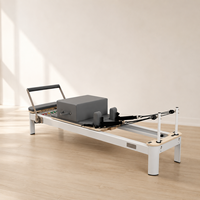 Lit de Pilates haut de gamme en alliage d'aluminium, réglable en poids, durable et écologique pour usage en studio et salle de sport