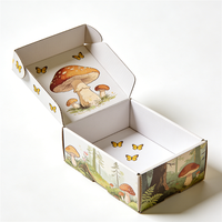 Boîte en carton ondulé personnalisée avec impression offset CMJN, conception gratuite, taille personnalisée, boîte d'emballage pour champignons séchés
