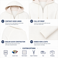 Cardigan zippé en maille de coton et cachemire pour homme, personnalisable, fermeture éclair bidirectionnelle, OEM ODM, faible MOQ