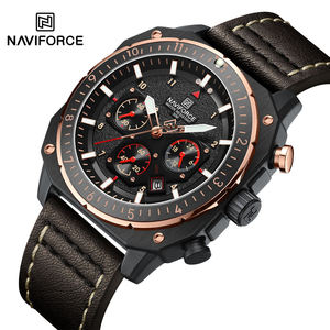 นาฬิกาข้อมือผู้ชาย NAVIFORCE 8057 ยี่ห้อดัง คุณภาพสูง กันน้ำ พร้อมฟังก์ชั่นโครโนกราฟ ปฏิทิน และเรืองแสง สำหรับเล่นกีฬา - Product Image 5