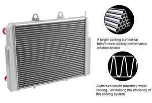 ATV UTV Parts 1240319 124044 Radiateur en aluminium pour <span class=keywords><strong>Polaris</strong></span> <span class=keywords><strong>RZR</strong></span> <span class=keywords><strong>800</strong></span> RZR800 RZR800S RZR570 2007-2011 Colleur de refroidissement du moteur - Product Image 3