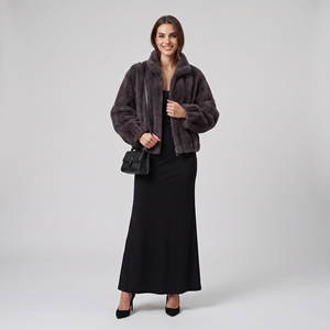 <span class=keywords><strong>Manteau</strong></span> <span class=keywords><strong>d</strong></span>'<span class=keywords><strong>hiver</strong></span> chaud et élégant en fourrure pour <span class=keywords><strong>femme</strong></span>, avec fermeture éclair et col semi-ouvert, vente en gros - Product Image 6