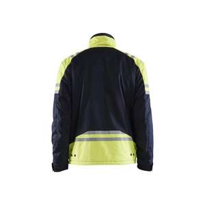 BLAKLADER - 451515198933M Chaqueta de invierno de acero inherente Azul marino/Amarillo-EAN 7330509846674 ROPA DE TRABAJO RESISTENTE A LLAMAS - Product Image 2