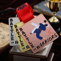 Médailles de Taekwondo en or, argent et cuivre plaqué, médailles personnalisées en émail avec logo et lettres, médailles en alliage de zinc à personnaliser