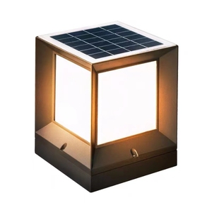 <span class=keywords><strong>ไฟ</strong></span><span class=keywords><strong>เสา</strong></span>โซลาร์เซลล์ LED รุ่นใหม่ สไตล์เรโทร กันน้ำ IP65 ใช้ไฟ DC5V สำหรับภายนอกบ้าน ประตู รั้ว ลานบ้าน ตัวเรือนอะลูมิเนียม ขั้วหลอด E27 สำหรับตกแต่งบ้าน - Product Image 1