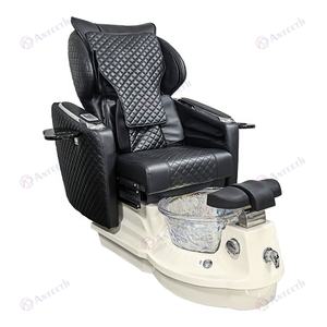 Equipo de uñas de lujo Silla de spa para pies con bomba Silla de masaje eléctrica Silla de pedicura de 2 motores - Product Image 5