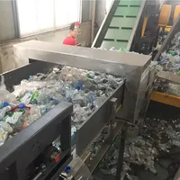 Grote Capaciteit 2000Kg/Hr Pet-fles Recycling Wassen Lijn
