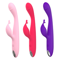 Großhandel Rabbit Vibrator Klitoris-Stimulator 10 Modi G-Punkt Frauen Weiblicher Rabbit Dildo Sexspielzeug Vibrations-Masturbator Massagegerät