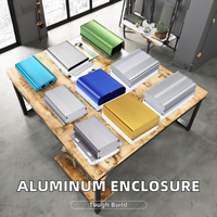 Boîtier en aluminium extrudé en acier inoxydable personnalisé pour amplificateur de puissance Boîtier de commande électronique en aluminium anodisé en usine