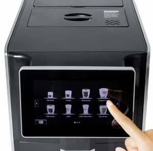 <b>Fully</b> <b>Automatic</b> Commercial Italian Espresso <b>Coffee</b> <b>Machine</b> Touch Screen Temperature-Controlled 220V Stainless Spanish - Product Image 3