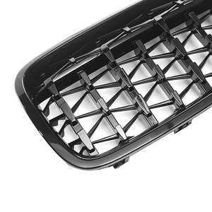 Parrilla Delantera BMW para Serie 5 F10 Modelo Meteor 2011-2016, Negro Brillante y Medio Plateado, Material ABS - Product Image 5
